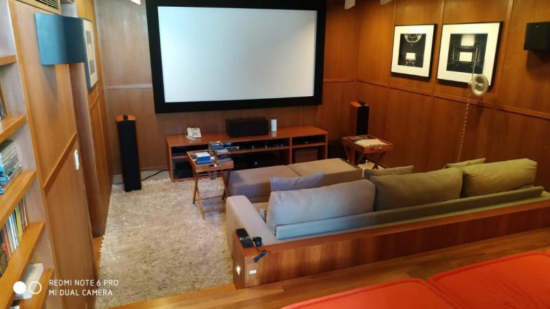 Projeto home theater residencial